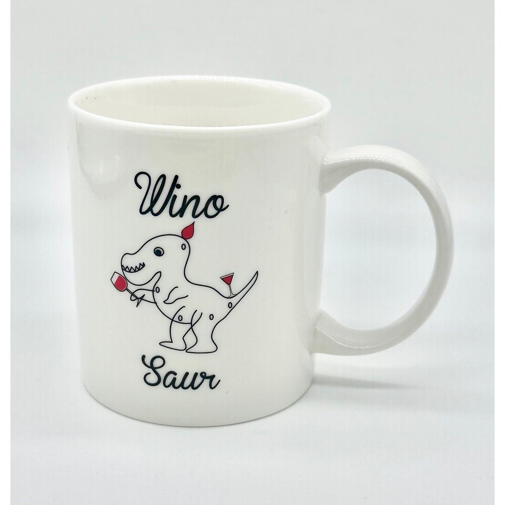Mauag “Wino Saur” Dinosaur Wine Ceramic Coffee Mug Cup